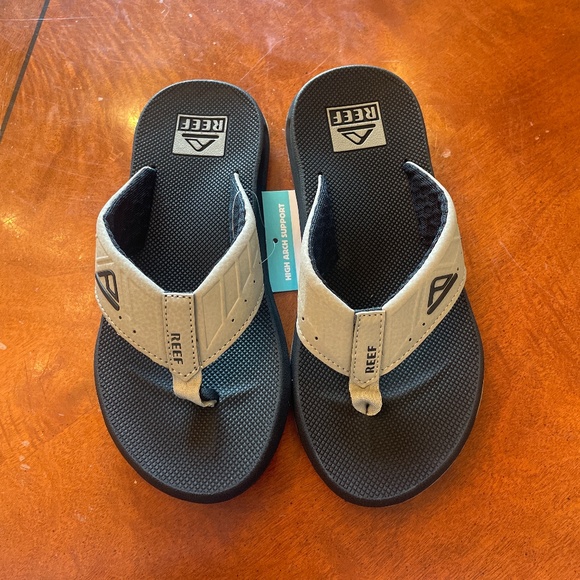 REEF MENS PHANTOMS FLIP FLOP SANDALS BLACK SIZE:4 main image 7